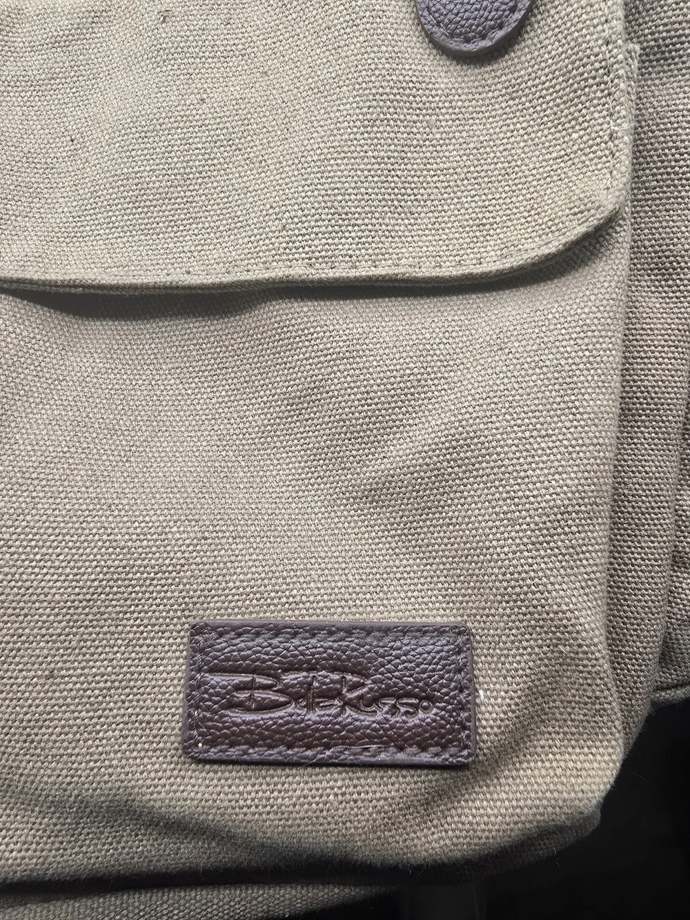 Canvas Brown Backpack with‎ Adjustable Straps